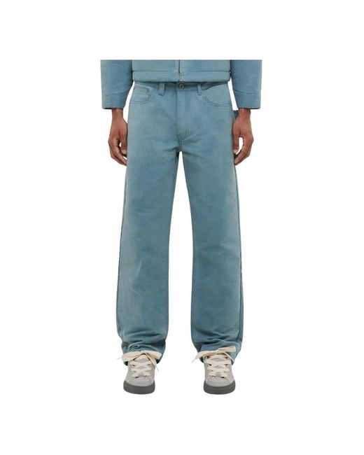 flâneur Blue Straight Fit Jeans for men