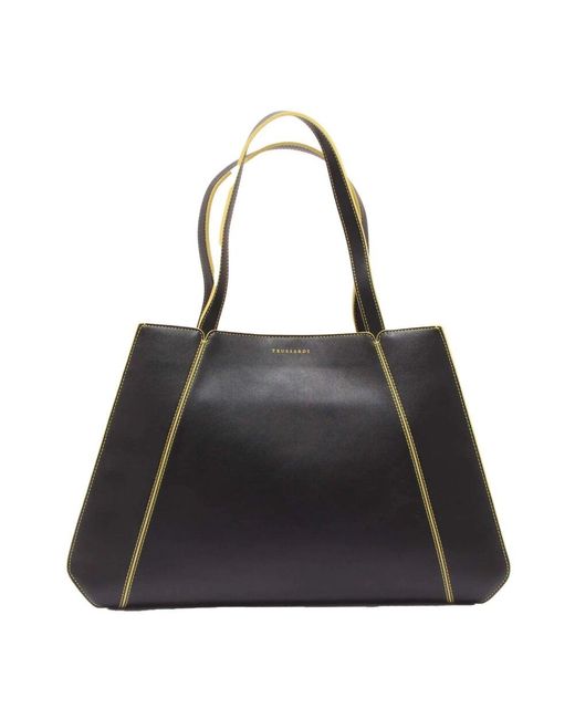 Trussardi Black Shopping Bags