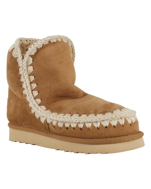 Winter Boots Mou de color Brown