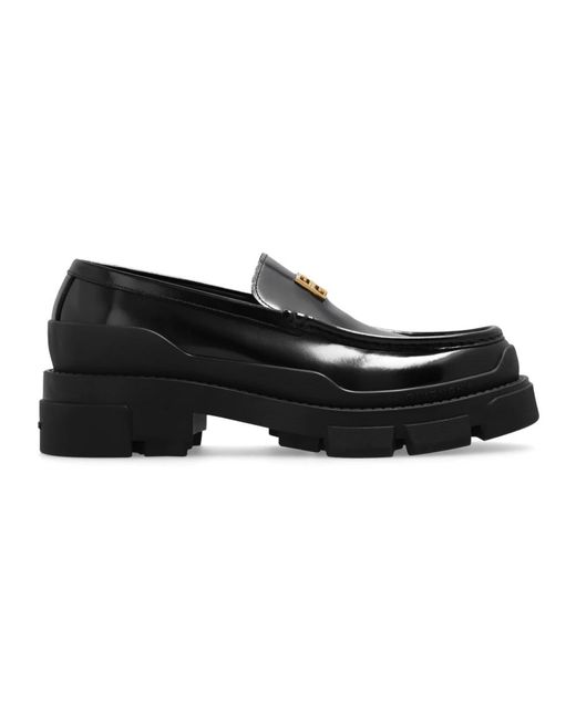 Givenchy Black Loafers