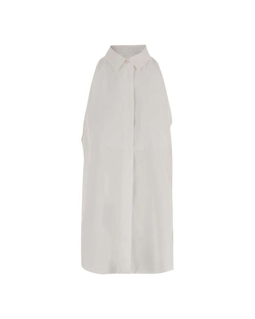 DARKPARK White Sleeveless Tops