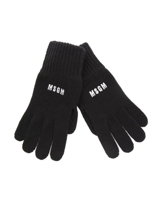 Gloves MSGM en coloris Black