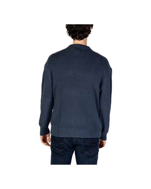 Calvin Klein Round-Neck Knitwear in het Blue voor heren