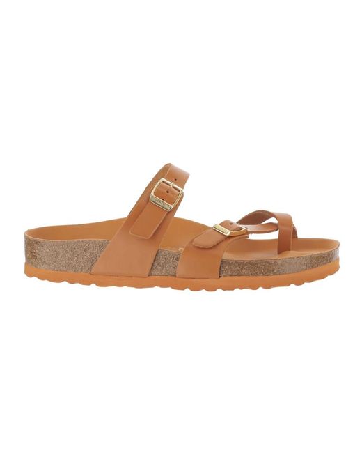 Birkenstock Brown Sliders