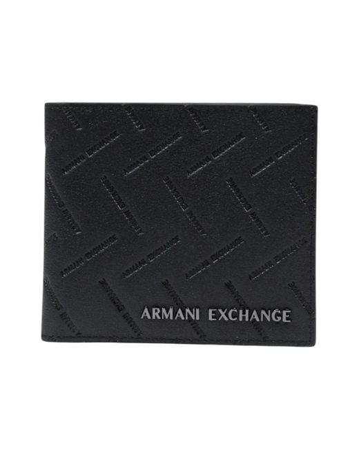 ARMANI EXCHANGE Black Wallets & Cardholders for men