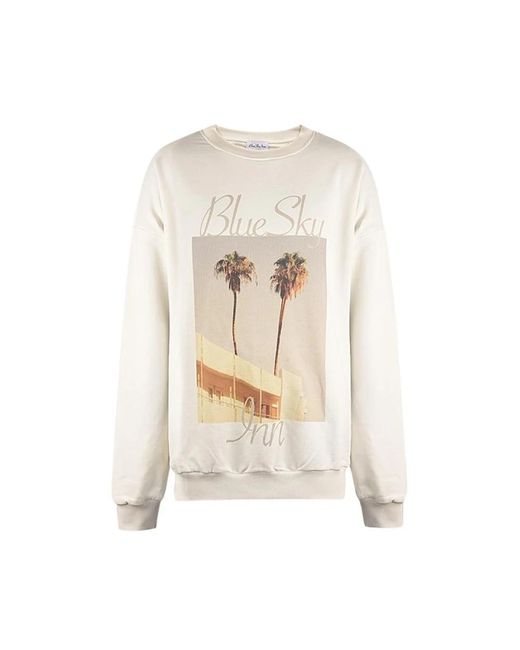 BLUE SKY INN White Sweatshirts for men