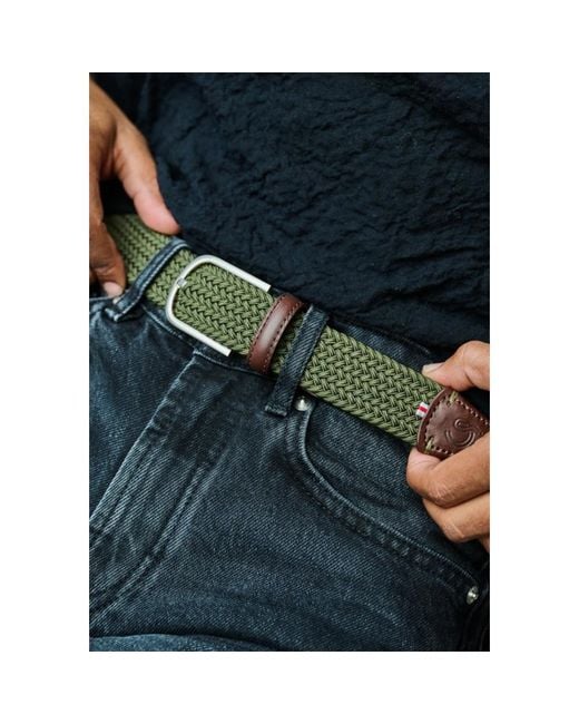 La Boucle Green Belts for men