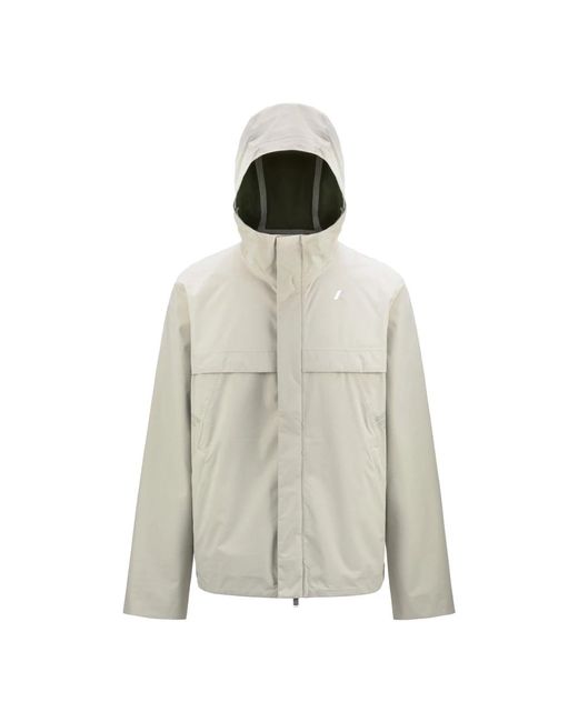 Light Jackets K-Way de hombre de color White