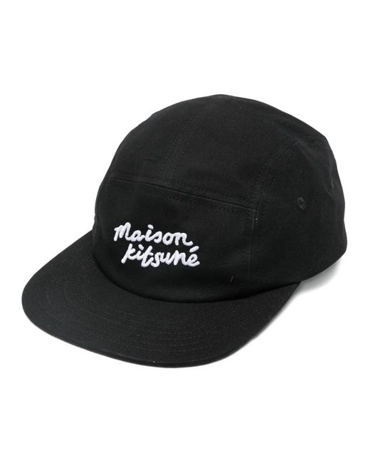 Maison Kitsuné Black Hats & Caps for men