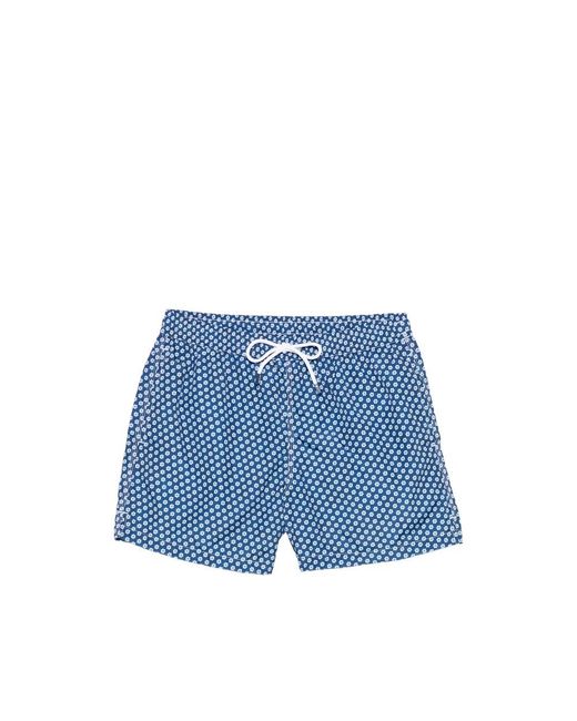 Fedeli Badmode ,Blauw ,Polyester Madeira Zwemshorts in het Blue voor heren