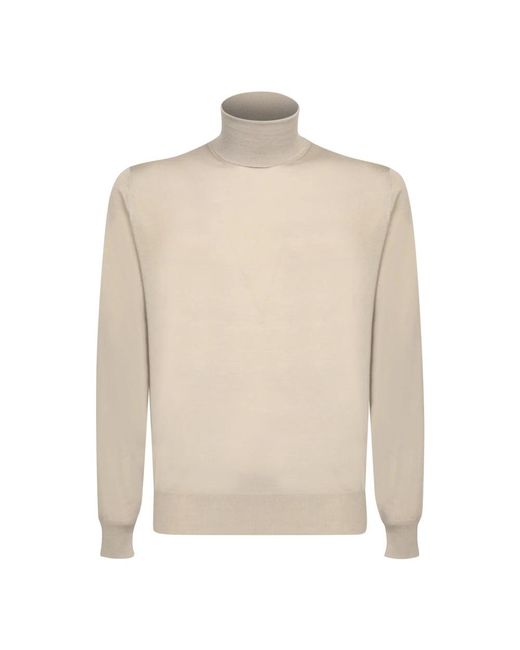 Dell'Oglio Natural Turtlenecks for men