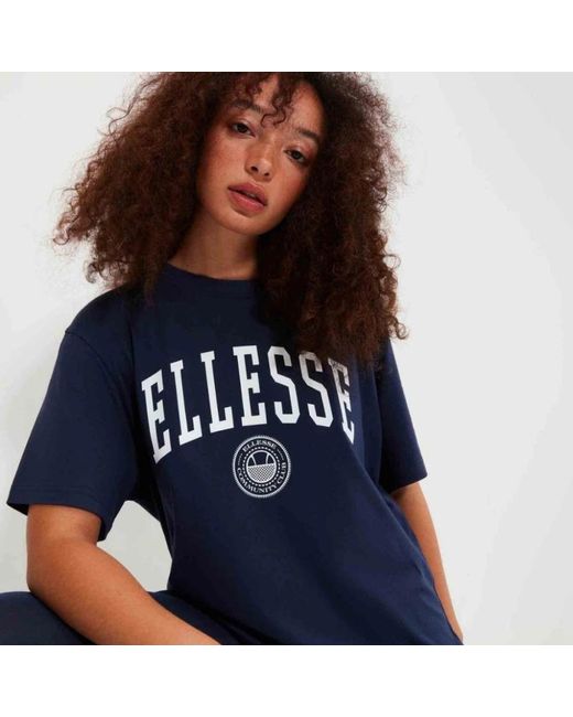 Ellesse Tops ,Blauw ,Neri Tee Shirt in het Blue