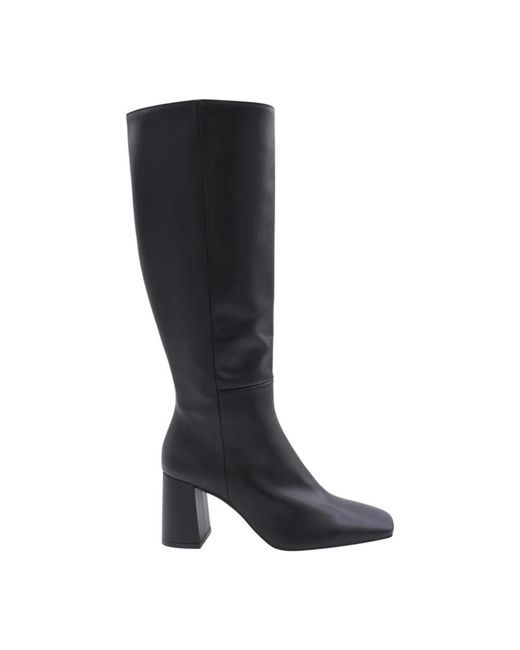 Angel Alarcon Black Heeled Boots
