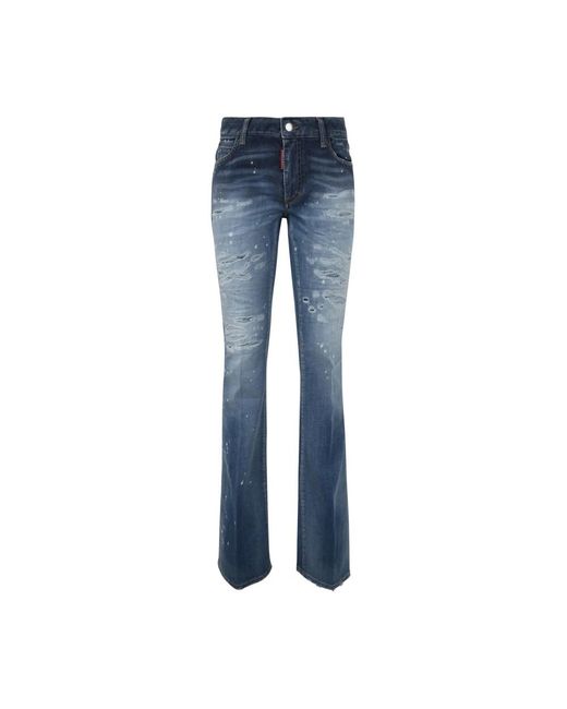 DSquared² Flared Jeans in het Blue