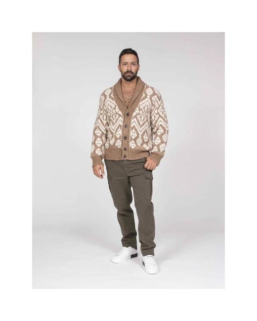 Cardigans Peserico pour homme en coloris Brown