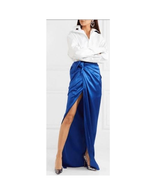 Balenciaga Blue Maxi Skirts