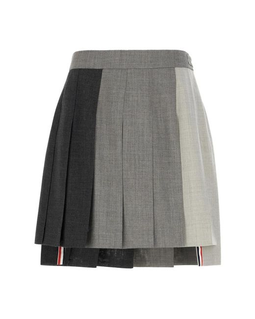 Thom Browne Gray Short Skirts
