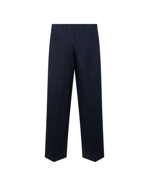 Gucci Blue Straight Trousers for men