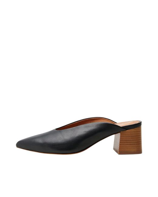 Shoe The Bear Brown Heeled Mules