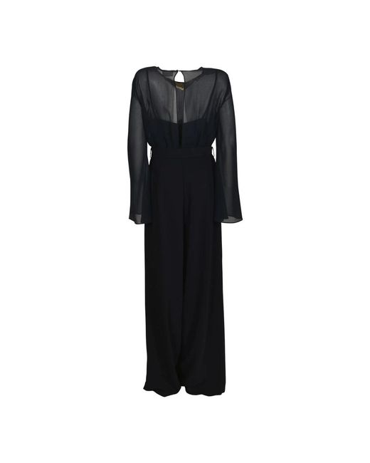 Maxi Dresses P.A.R.O.S.H. de color Black