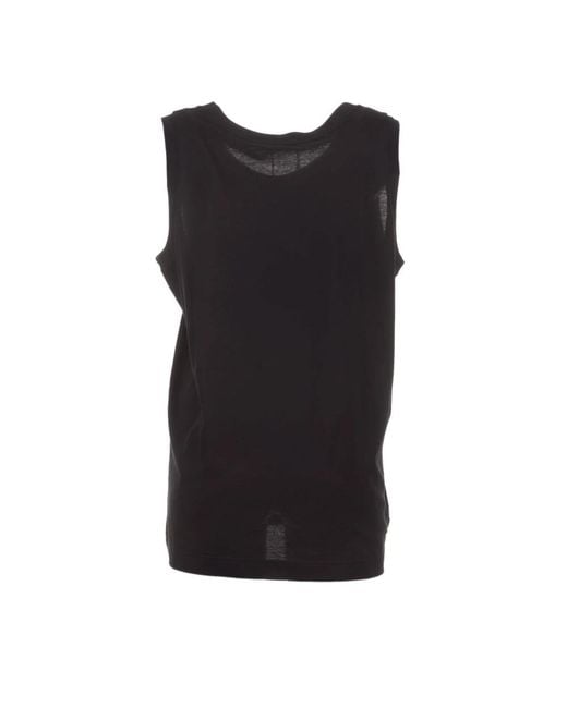 Dolce & Gabbana Black Sleeveless Tops