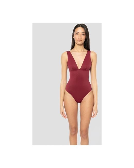 One-Piece Mc2 Saint Barth en coloris Red