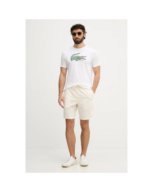 Lacoste T-Shirt in het White voor heren