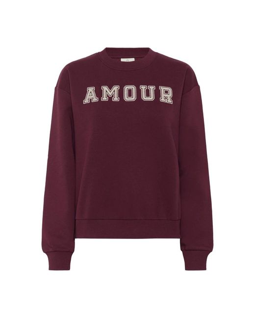 Sweatshirts di Kaffe in Purple