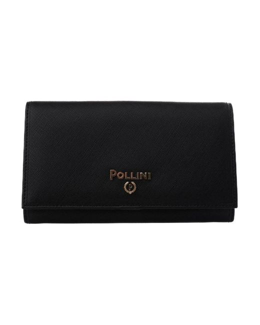 Portafoglio elegante con scomparti multipli di Pollini in Black