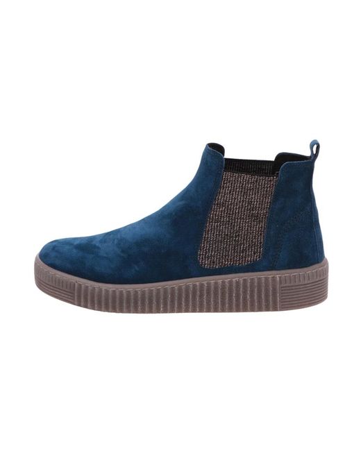 Gabor Blue Chelsea Boot
