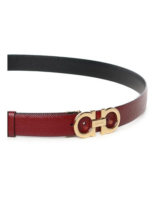 Belts di Ferragamo in Red