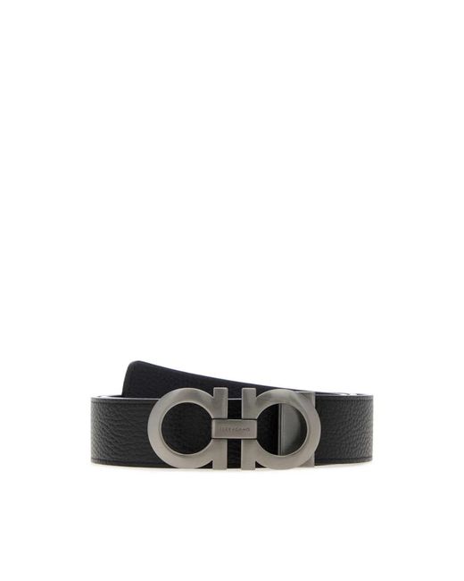 Ferragamo Double Adjus Belt in het Black voor heren