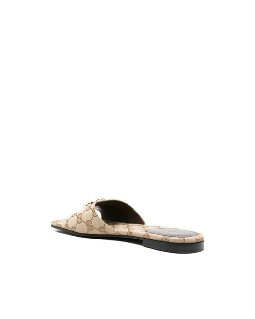 Gucci Natural Sliders