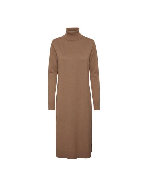 Saint Tropez Brown Knitted Dresses