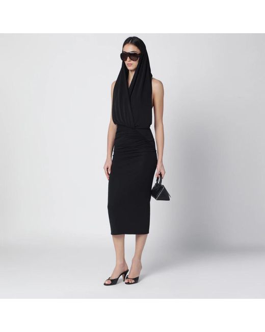 ANDAMANE Black Midi Dresses