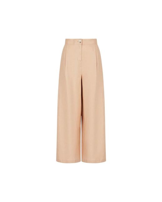 Armani Exchange Natural Wide Trousers