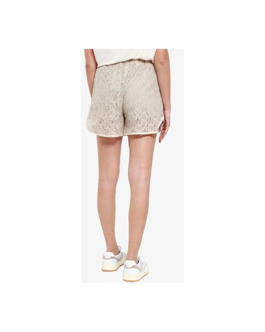 Kaos Natural Baumwolle elastische taille shorts