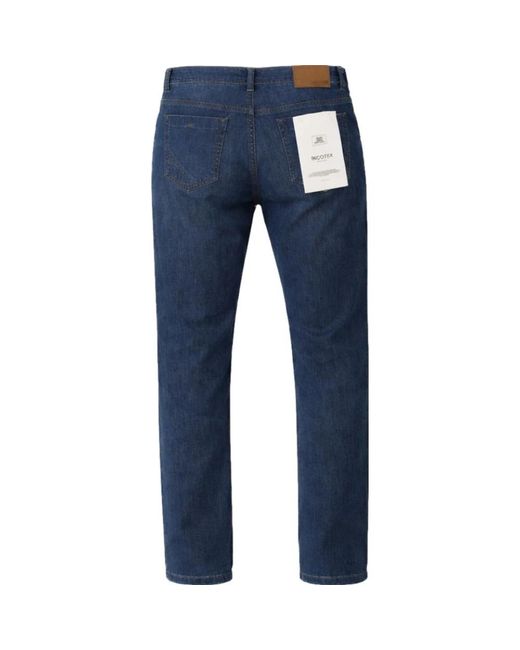 Incotex Blue Slim-Fit Jeans for men