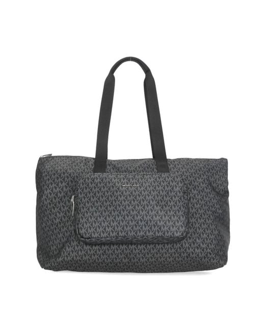 Michael Kors Zwarte Tote Tas Met Vier Handvatten in het Black