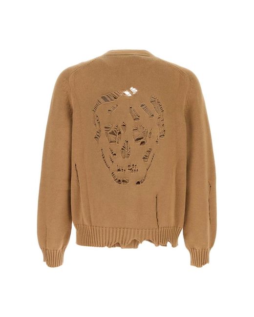 McQueen Truien & Vesten ,Bruin ,Katoen Katoenen Vest in het Brown voor heren