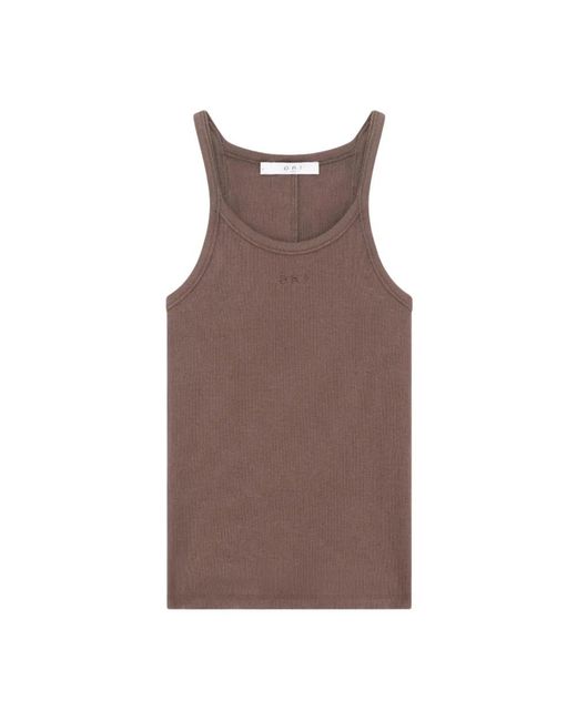 IRO Brown Sleeveless Tops