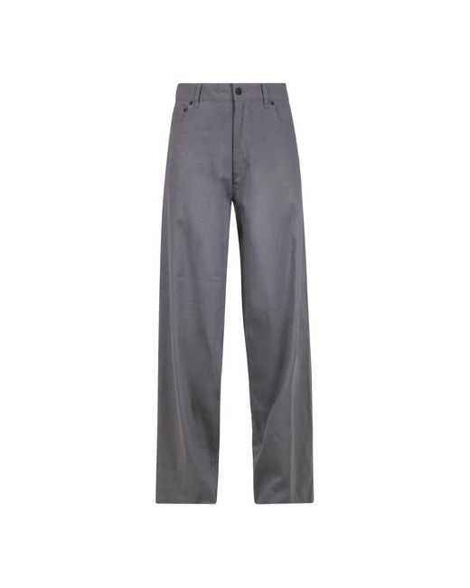 Jucca Gray Straight Trousers