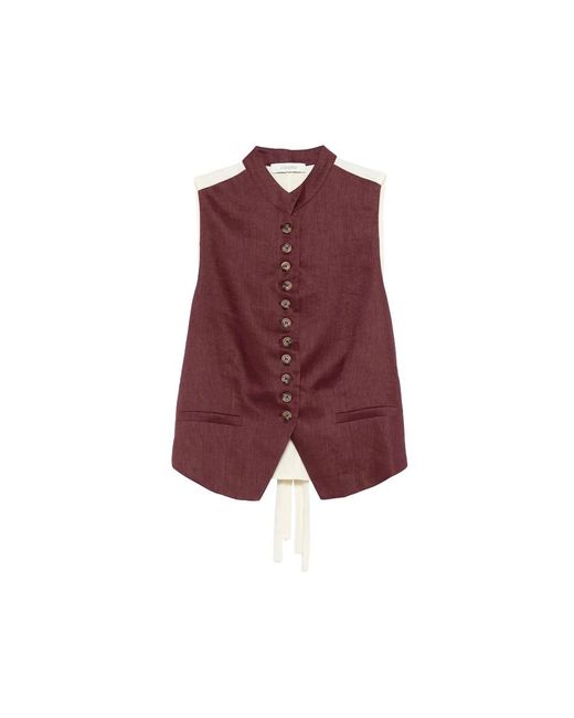 JC Sophie Red Waistcoats
