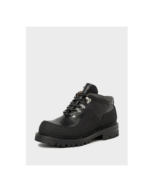 Our Legacy Black Lace-Up Boots for men