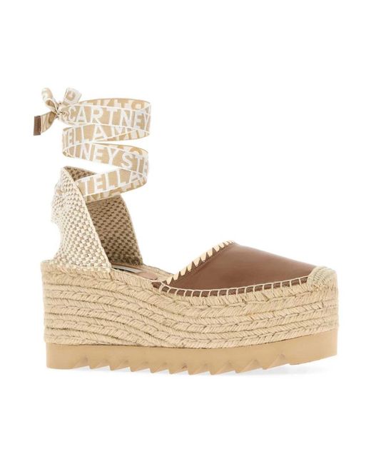Stella McCartney Metallic Wedges