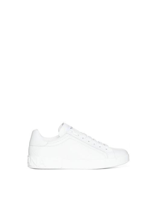Dolce & Gabbana Weiße low-top sneakers in White für Herren