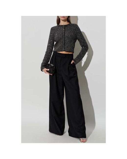 LoveShackFancy Truien & Vesten ,Zwart ,Leer Ferra Cardigan in het Black