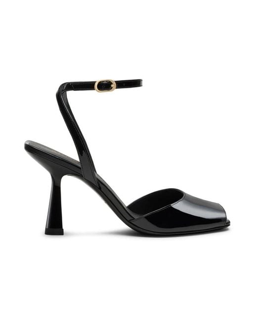 Stuart Weitzman Black Val Sandal 85