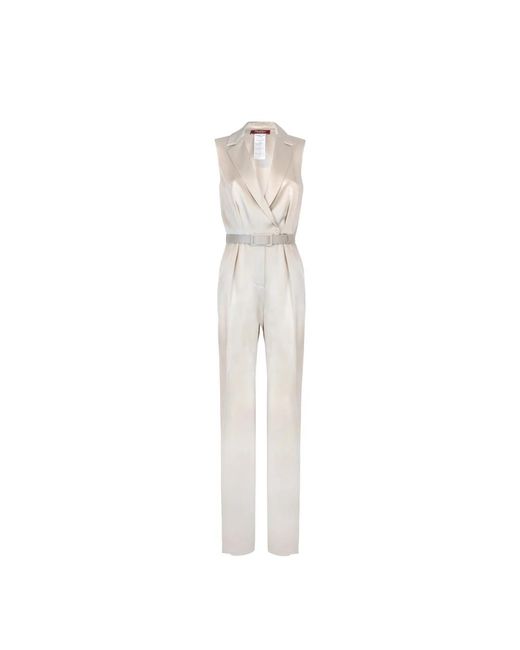 Trousers Max Mara Studio de color White