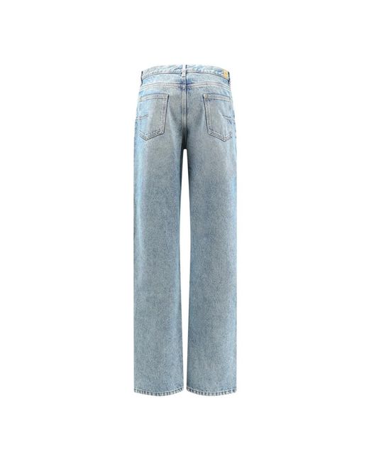 Dior Blue Straight Fit Jeans for men